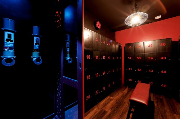 Les vestiaires du Bubbles
